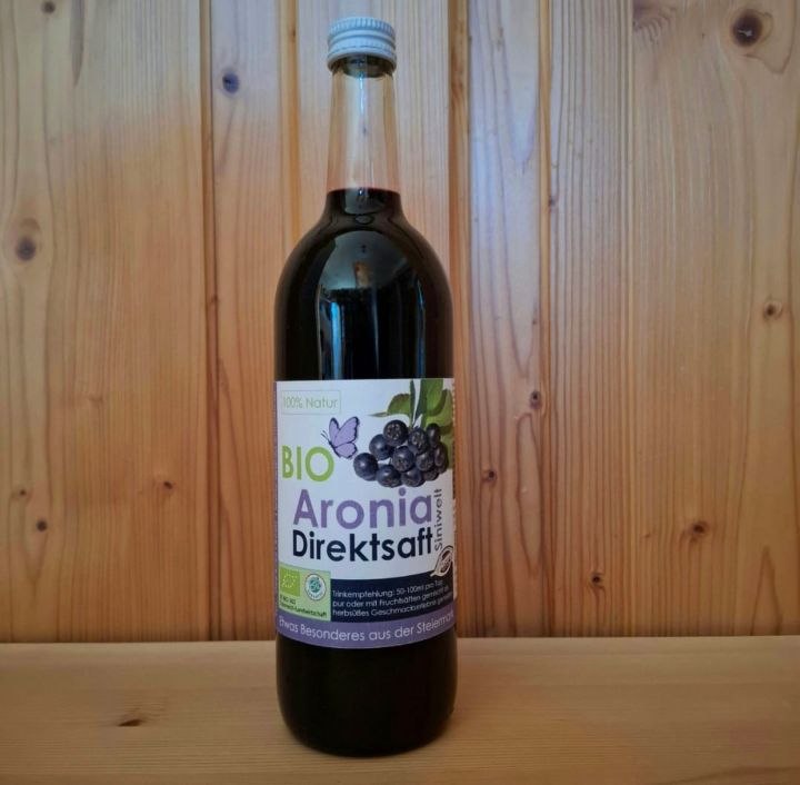 Bio Aronia Direktsaft 0,75l Flasche