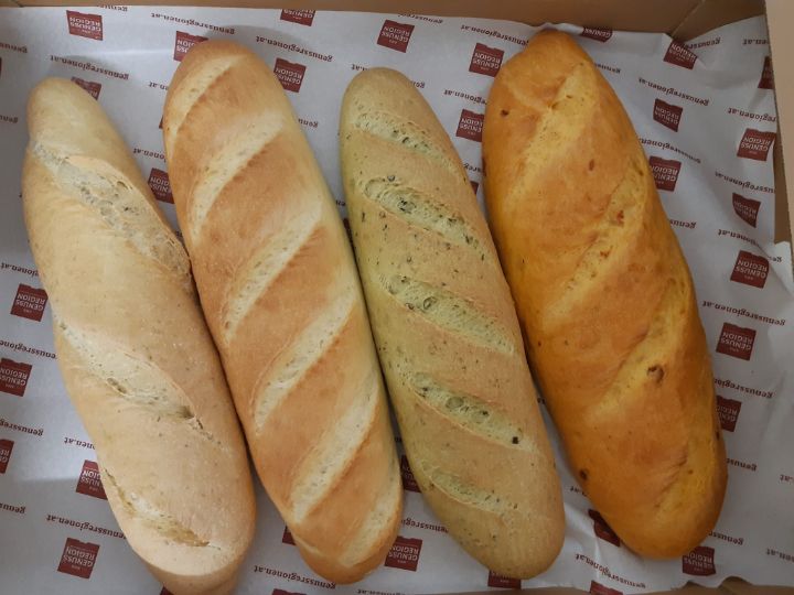 Baguette diverse Sorten