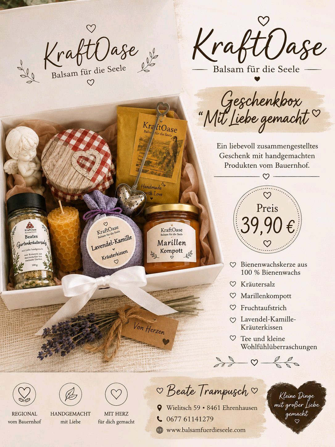 Geschenkbox 'Mit Liebe gemacht'