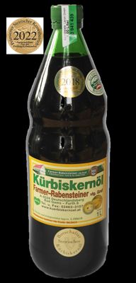 Steirisches Kürbiskernöl, 1 l Standardflasche