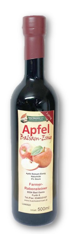 Apfel Balsam-Essig 3-jährig, 0,5 l