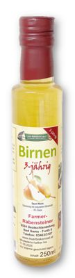 Birnen Balsam-Essig 3-jährig, 0,25 l
