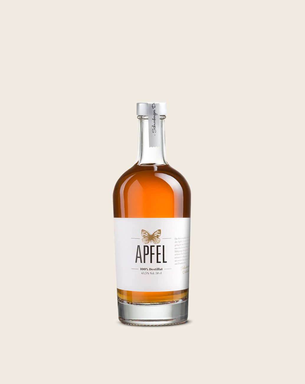 Apfelbrand (100 % Destillat), 0,5 l, 43,5 % vol