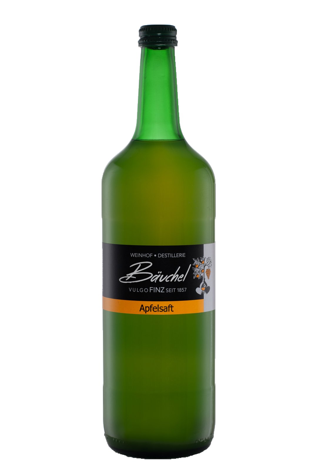 Apfelsaft naturtrüb, 1 l Glasflasche