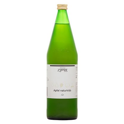 Apfelsaft naturtrüb, 1 l Flasche