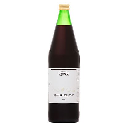 Apfel-Holunder-Saft, 1 l Flasche