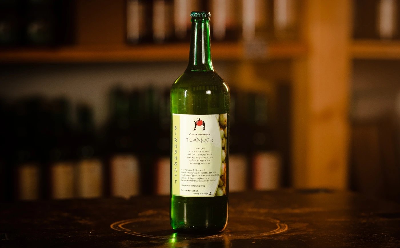 Birnensaft – Flasche 1 l