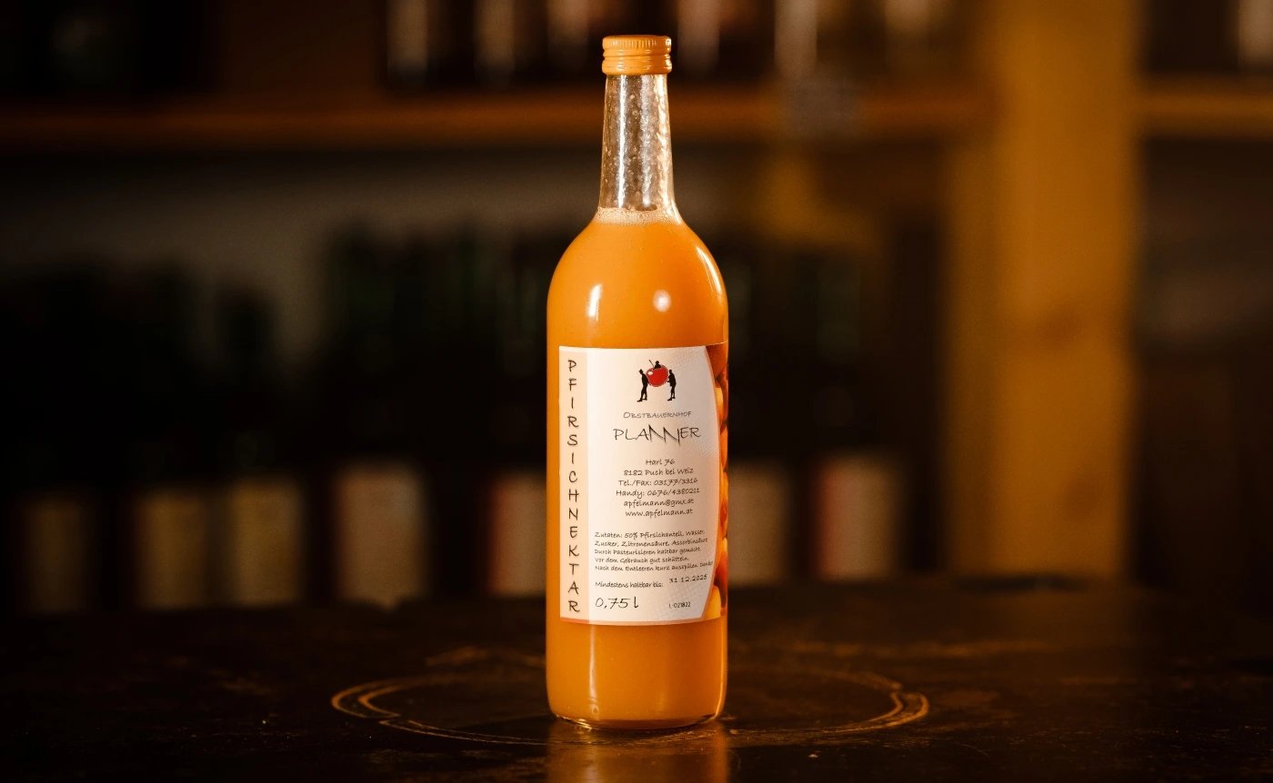 Pfirsichnektar – Flasche 0,75 l
