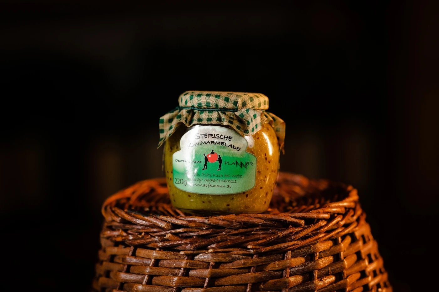Steirische Kiwi-Marmelade Spezial – Glas 220 g