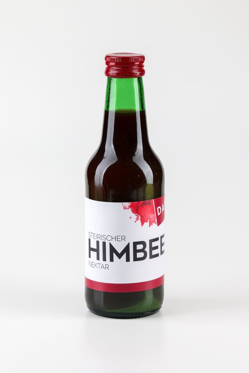 Himbeernektar, 0,25 l Flasche