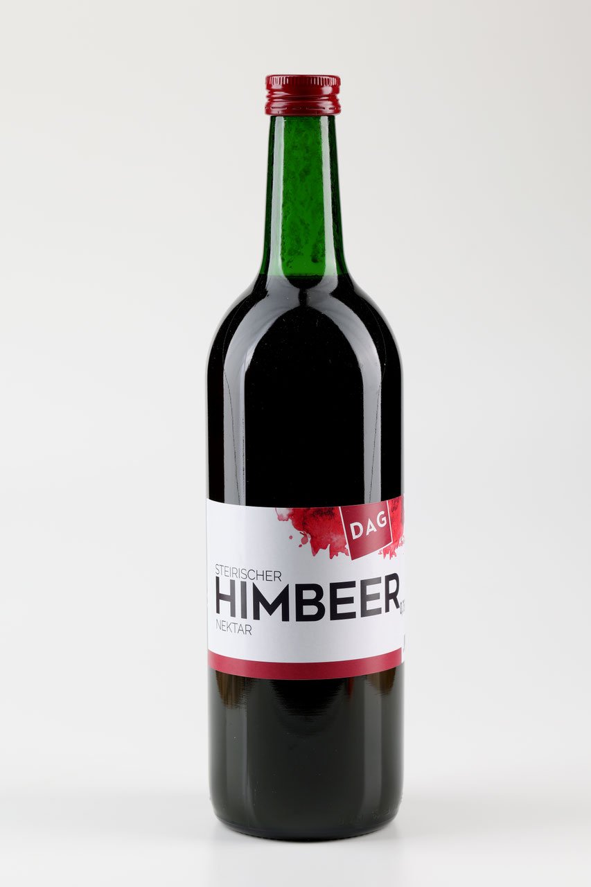 Himbeernektar, 0,75 l Flasche