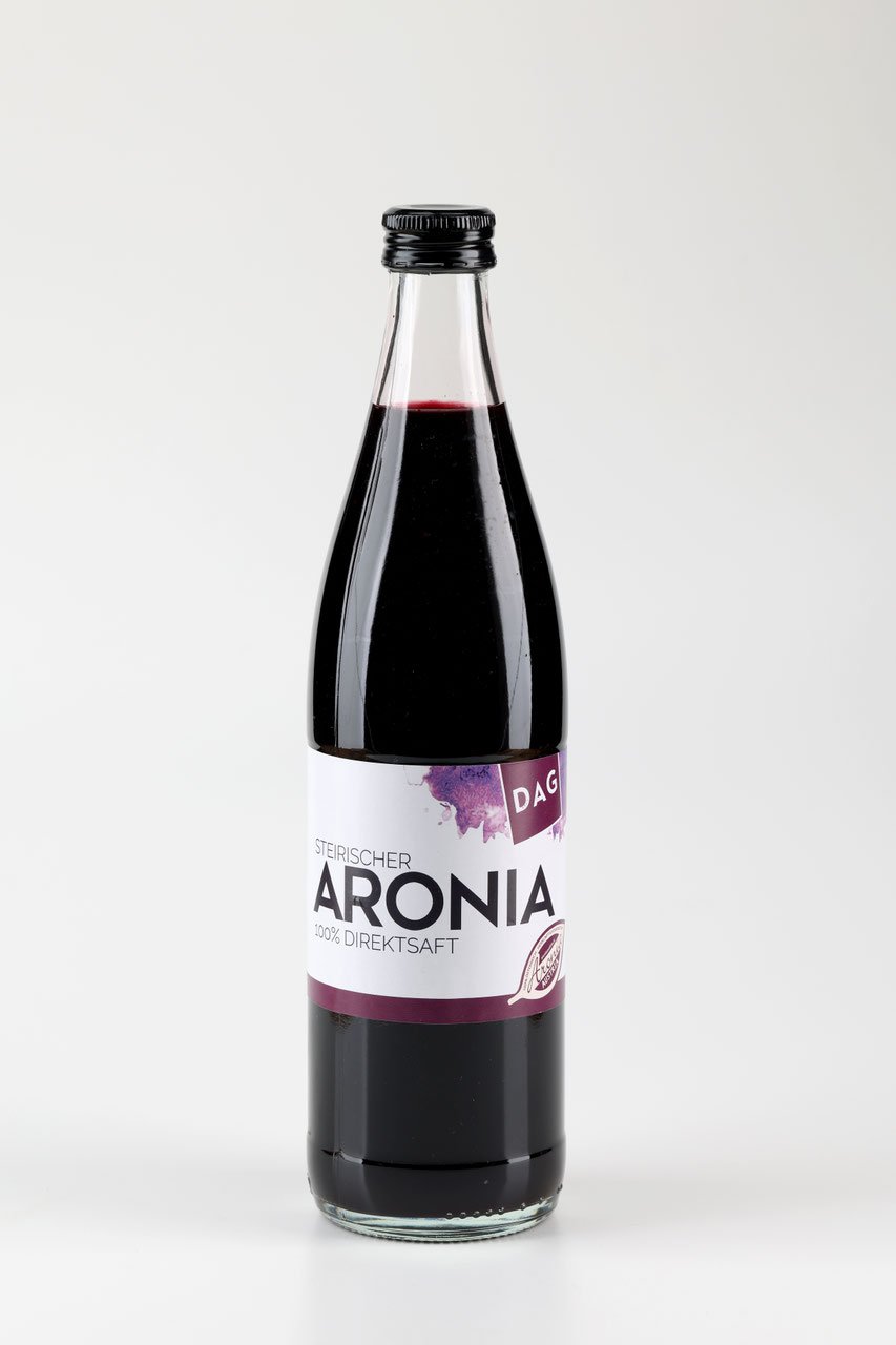 Aronia Direktsaft, 0,5 l Flasche