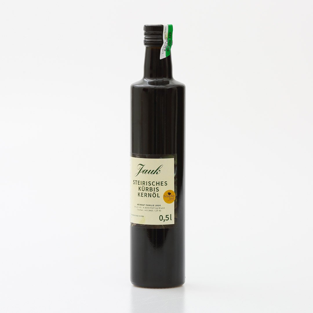 Steirisches Kürbiskernöl g.g.A., 0,5 l Glasflasche