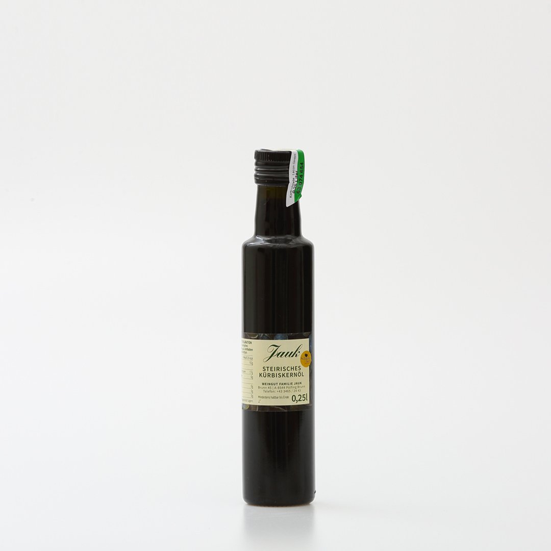 Steirisches Kürbiskernöl g.g.A., 0,25 l Glasflasche