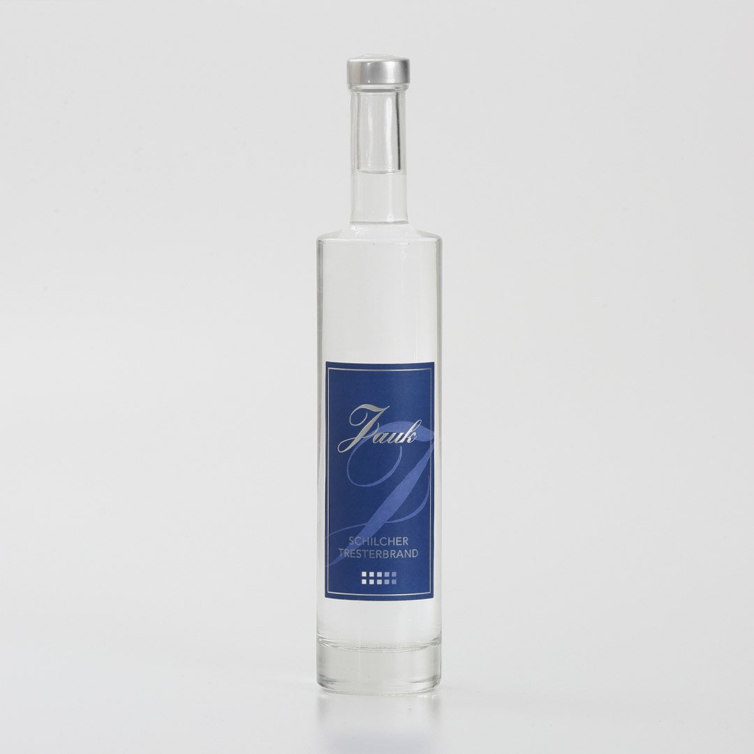 Schilcher Tresterbrand (Wildbacher Trester), 40% vol., 0,5 l