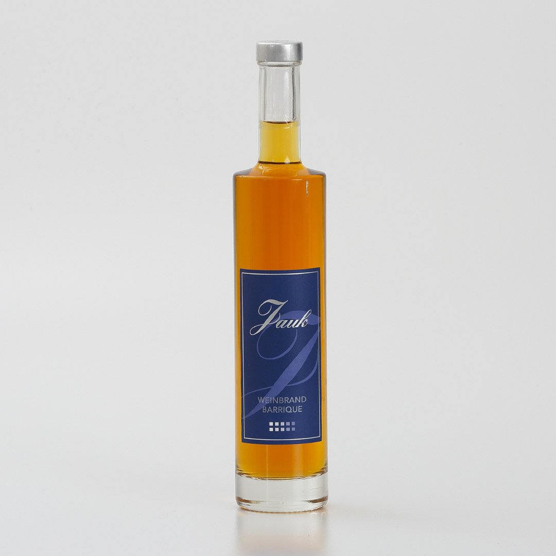 Weinbrand Barrique (Weindestillat, im Holzfass gereift), 40% vol., 0,5 l
