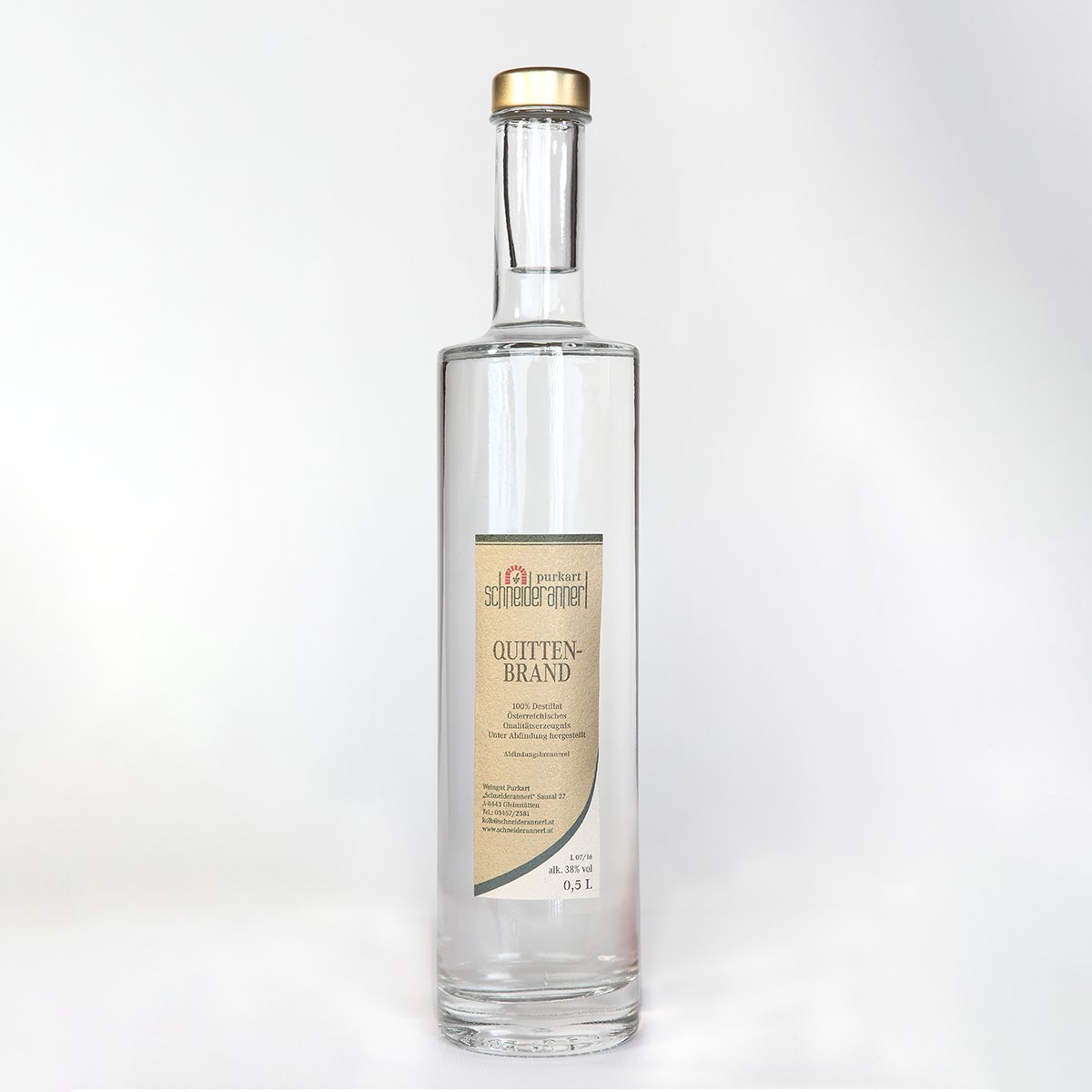 Quittenbrand (Edelbrand), 0,5 l