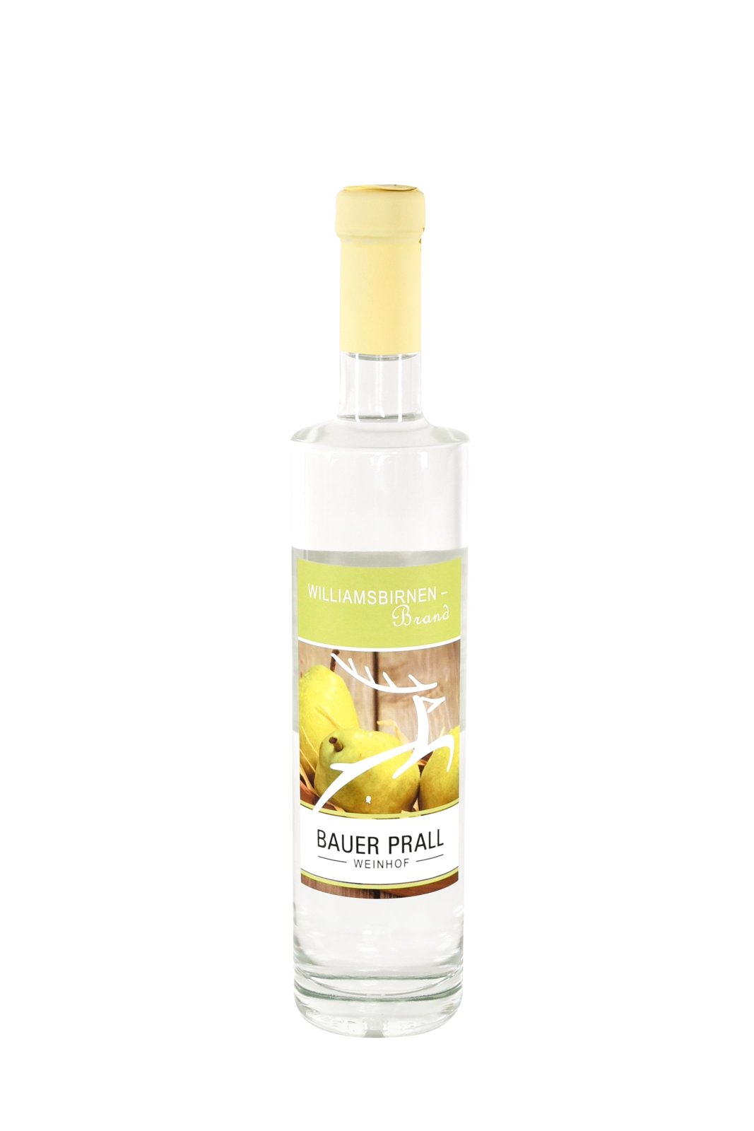 Williams-Brand (Williamsbirne), 0,5 l (auch in 0,7 l, 0,2 l und 0,1 l erhältlich)