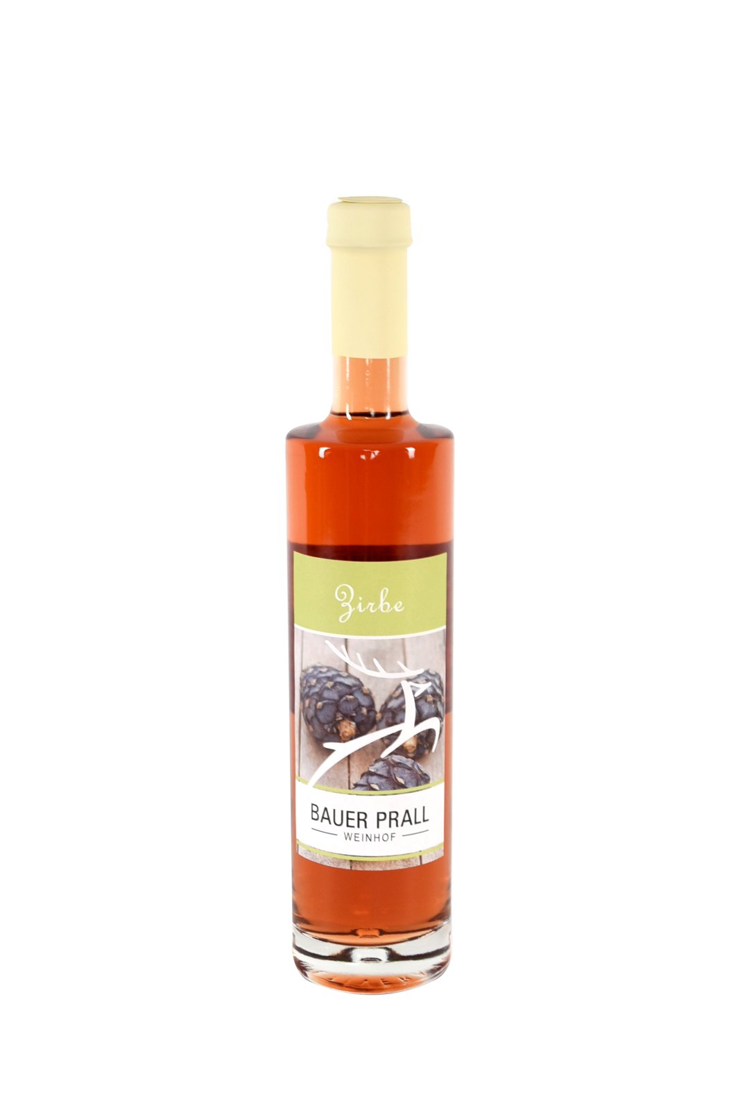 Zirbenschnaps (Zirbe), 0,5 l (auch in 0,7 l, 0,2 l und 0,1 l erhältlich)