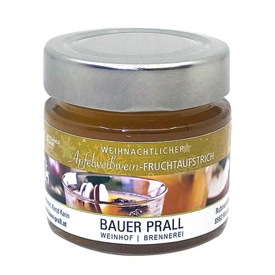 Weihnachtlicher Apfelweißwein-Fruchtaufstrich (Gelee)