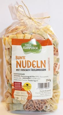 Bunte Herzerl-Nudeln, 250 g