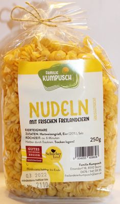 Nudeln Spiralen, 250 g