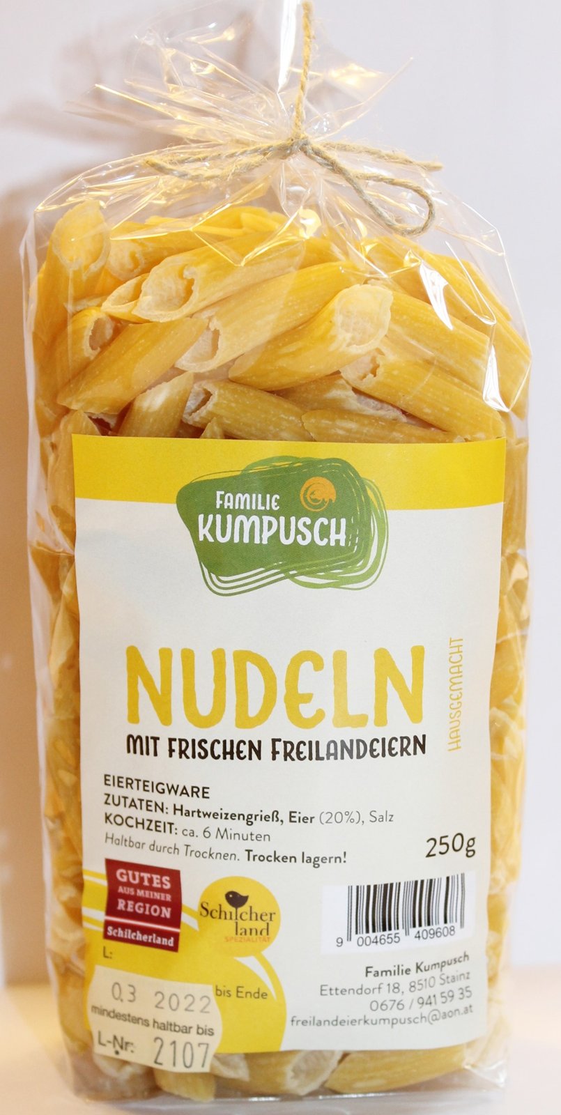 Nudeln Penne, 250 g