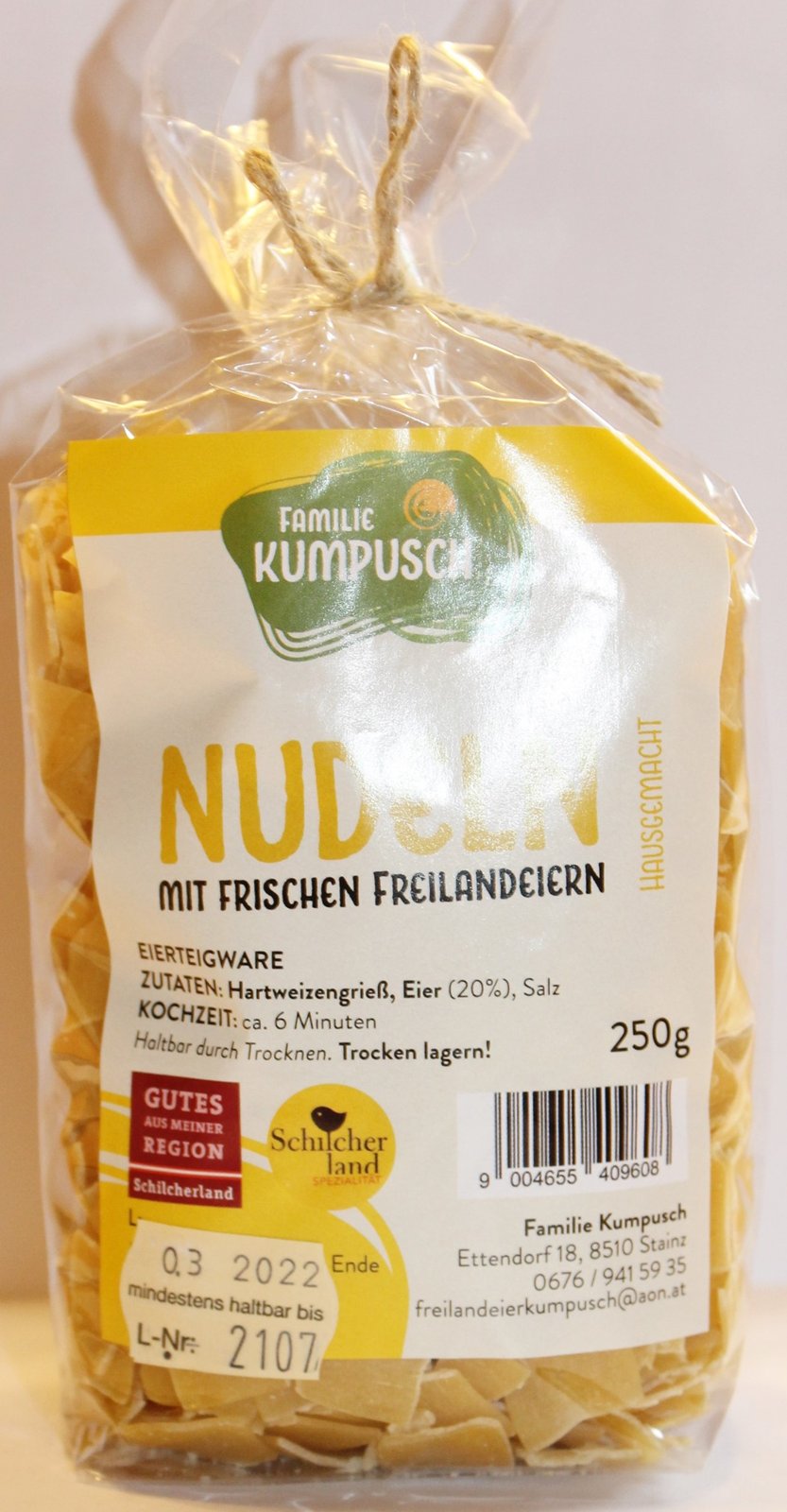 Nudeln Fleckerl, 250 g