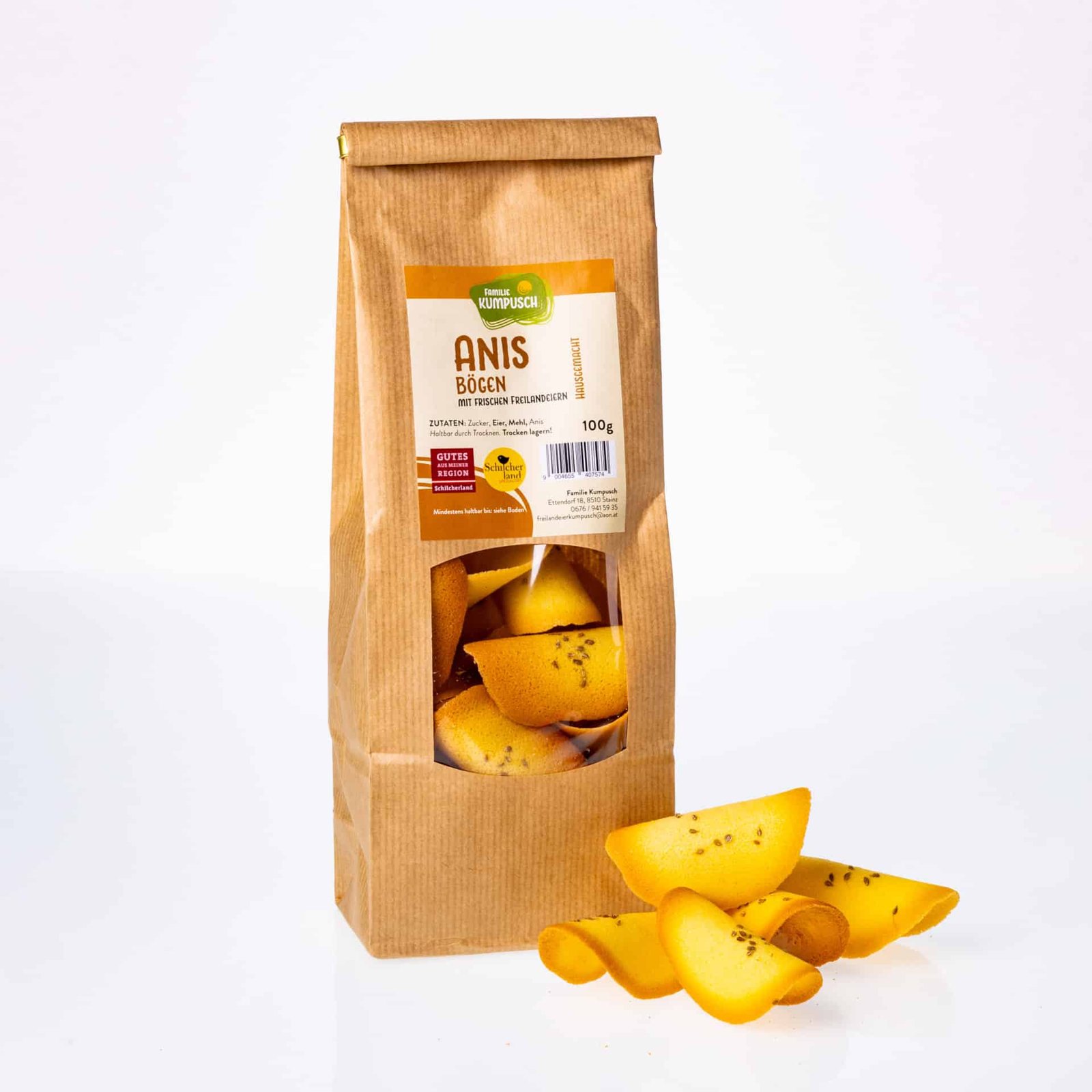 Anis-Bögen (Knabbergebäck), 100 g