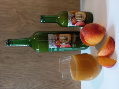 Pfirsichnektar, 100% steirisch, 1 l Flasche