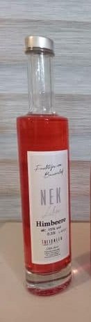Himbeerlikör, 15% vol, 0,35 l Flasche