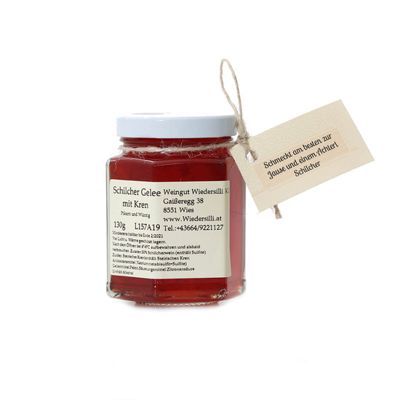 Schilcher Gelee mit Kren (Weingelee), 130 g