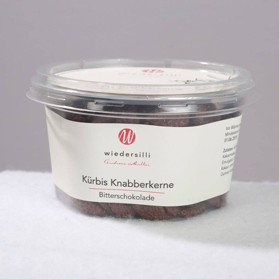Kürbis-Knabberkerne, Bitterschokolade, 100 g