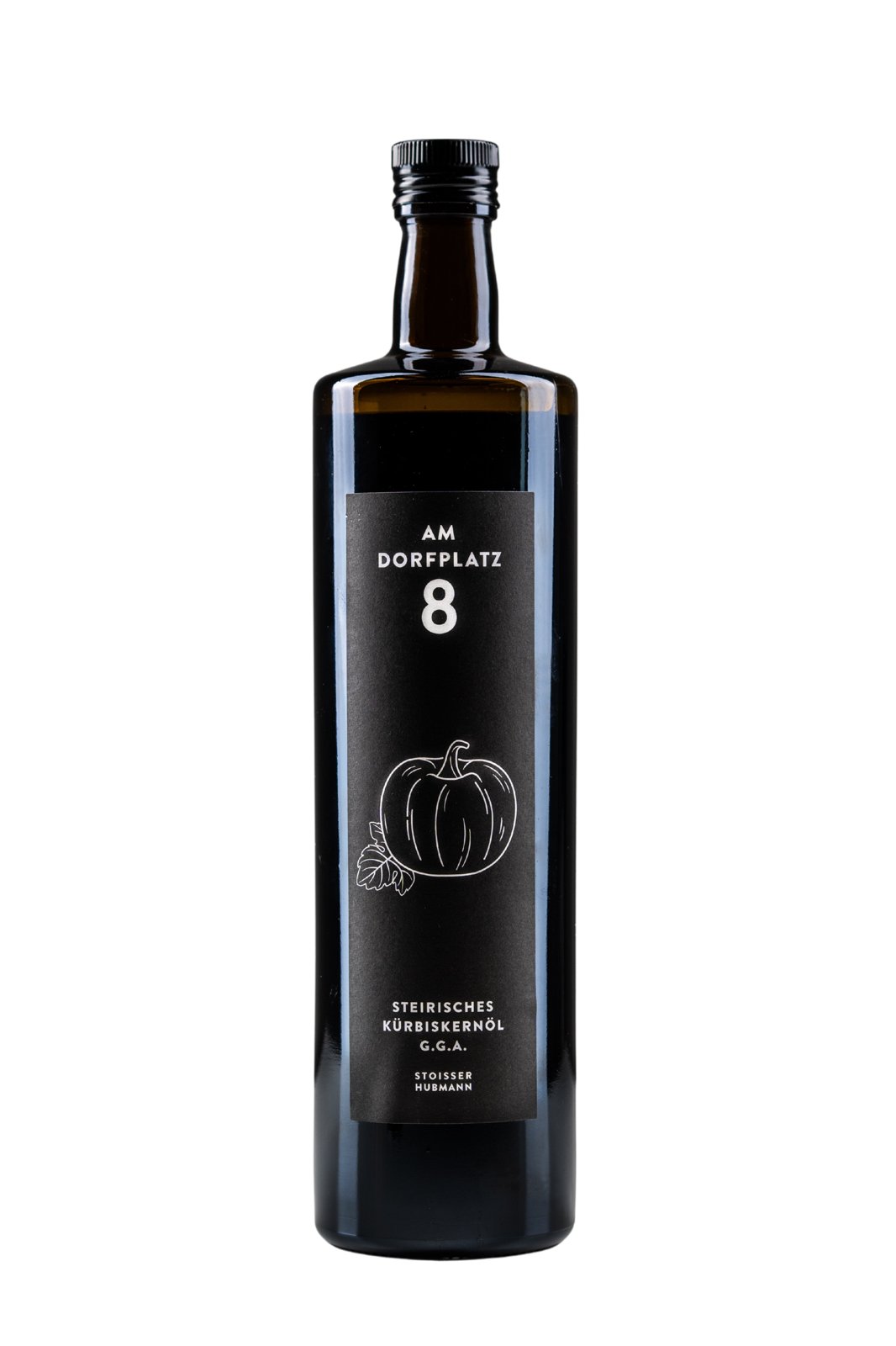 Steirisches Kürbiskernöl g.g.A. – Glasflasche 0,5 l (auch 0,1 / 0,25 / 1 l)