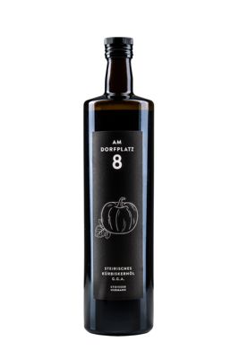 Steirisches Kürbiskernöl g.g.A. – Glasflasche 0,5 l (auch 0,1 / 0,25 / 1 l)