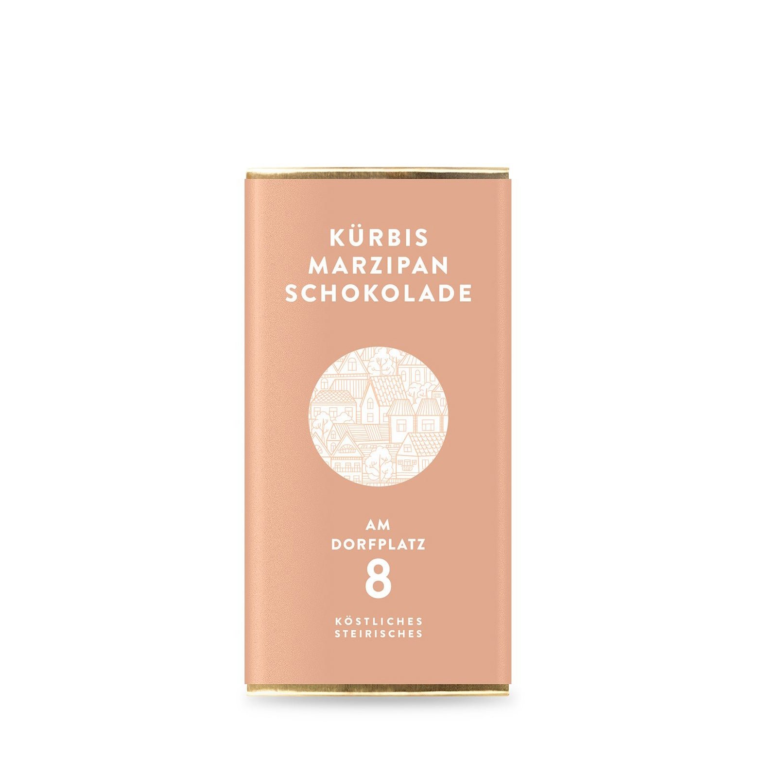 Kürbis-Marzipan-Schokolade, Tafel 70 g