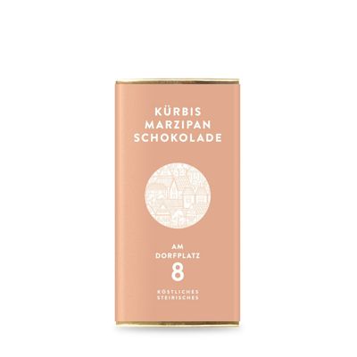 Kürbis-Marzipan-Schokolade, Tafel 70 g