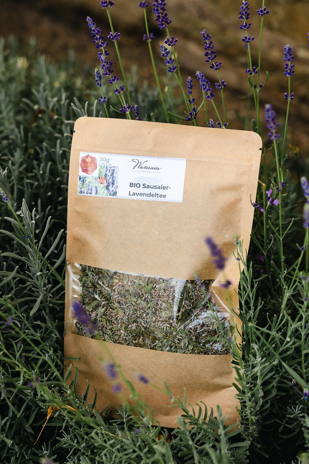 Sausaler Lavendeltee (Lavendel, Apfel-/Pfefferminze) – 40 g