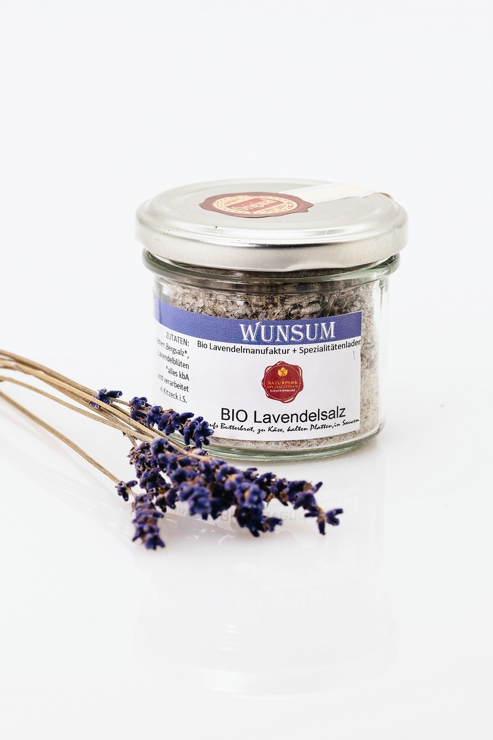 Bio-Lavendelsalz (Gewürzsalz) – 150 ml