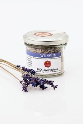 Bio-Lavendelsalz (Gewürzsalz) – 150 ml