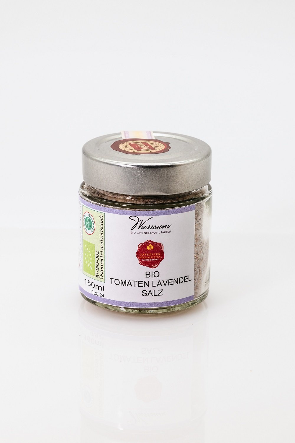 Tomaten-Lavendelsalz (Gewürzsalz) – 150 ml