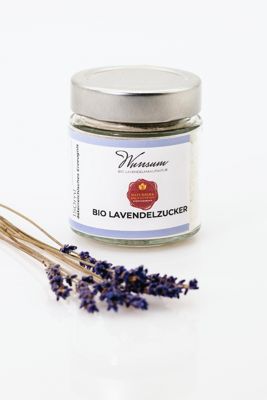 Lavendelzucker (für Kuchen, Pudding, Cremen) – 150 ml