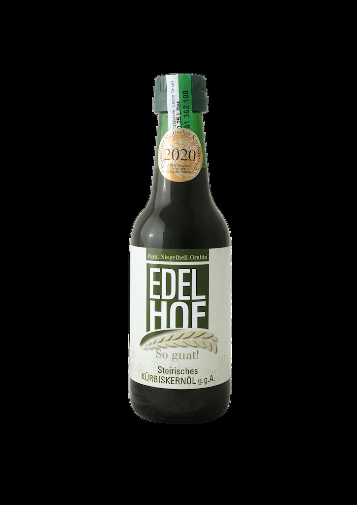 Steirisches Kürbiskernöl g.g.A. – Flasche 0,25 l