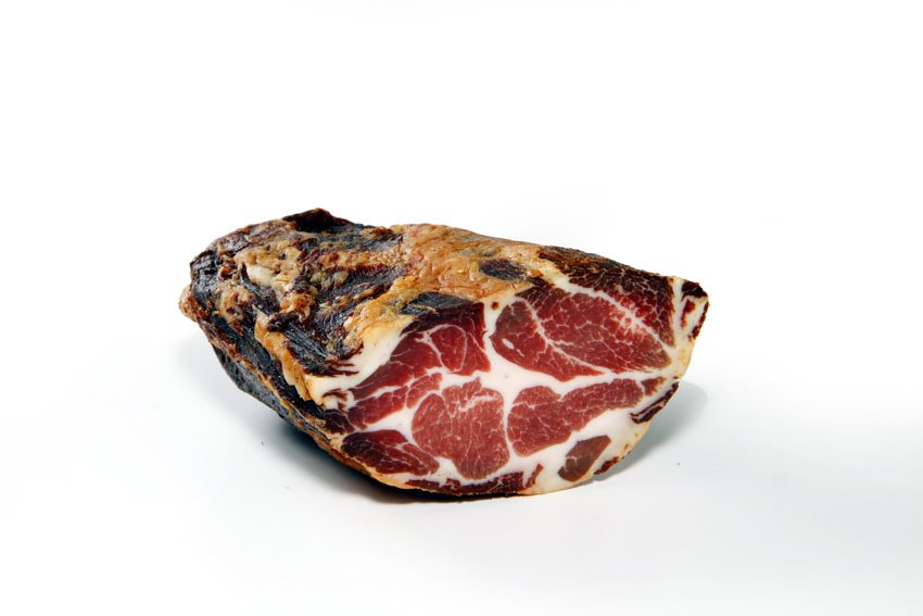 Ossocollo – luftgetrockneter Schweinsschopf
