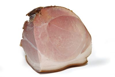 Schinken gekocht
