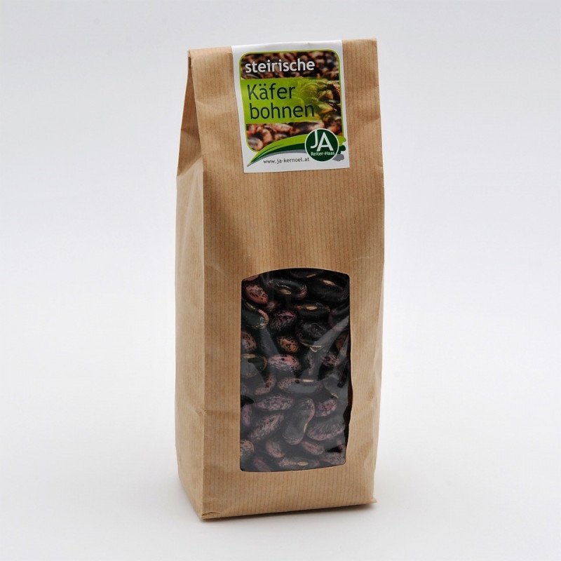 Steirische Käferbohnen, getrocknet/ungekocht, 0,5 kg (auch in 1 kg erhältlich)