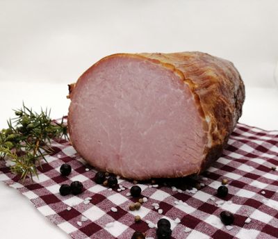 Karree (Schweinekarree), geselcht & gekocht
