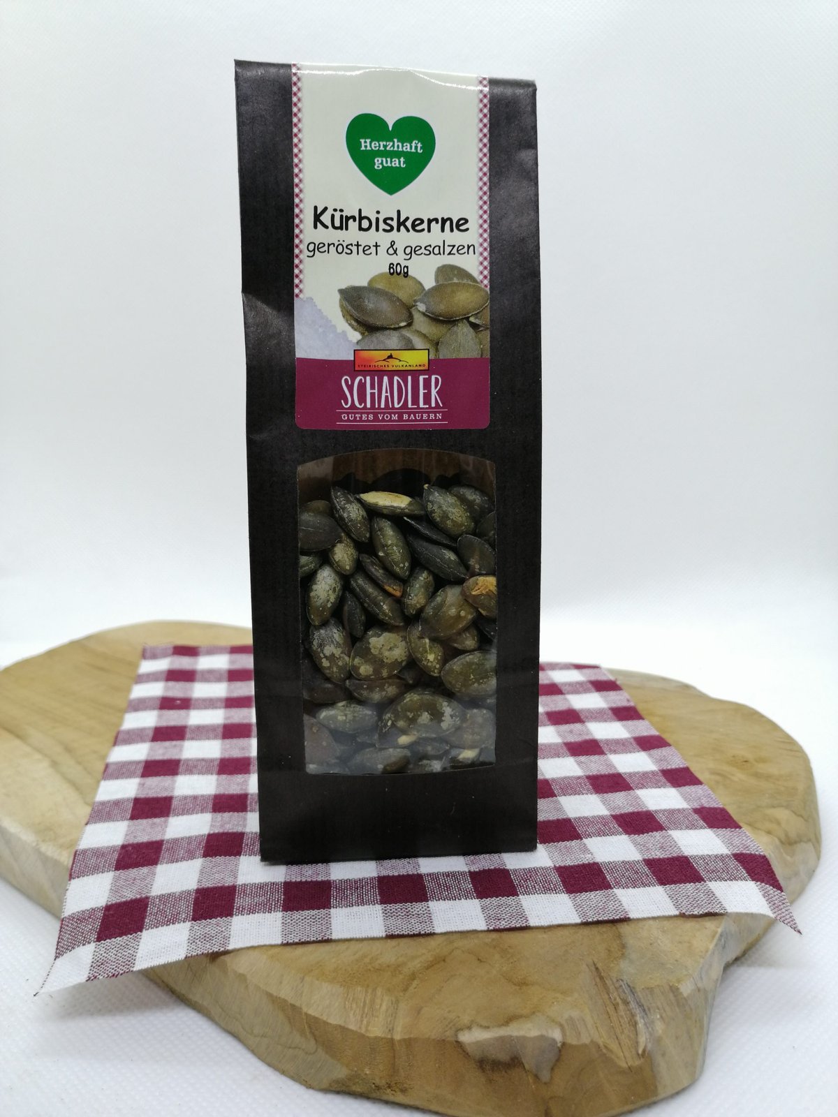 Kürbisknabberkerne geröstet & gesalzen, 60 g