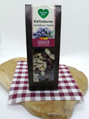 Kürbisknabberkerne Heidelbeer-Vanille, 60 g
