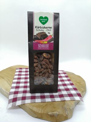 Kürbisknabberkerne Schoko-Chili, 60 g
